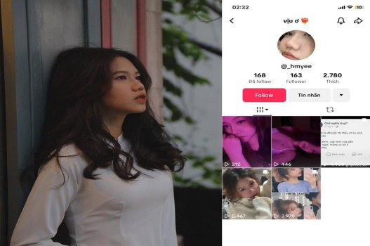 Clip sex tự quay tiktoker hmyee quyến rũ